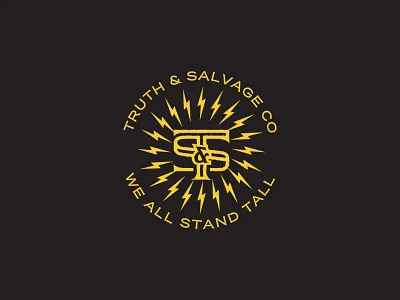 Truth & Salvage Circular Badge branding graphic design logo