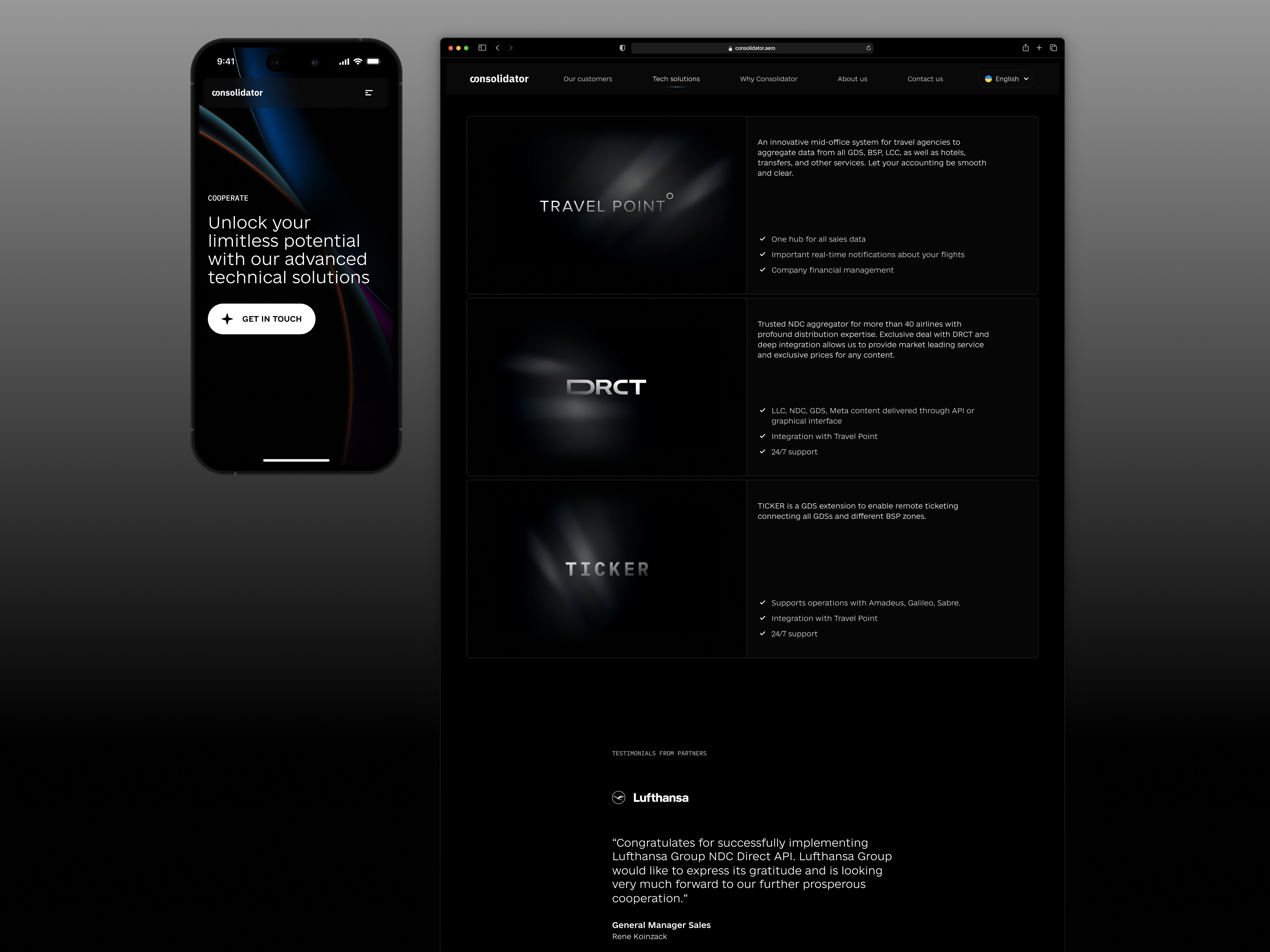 Example of Landing Page