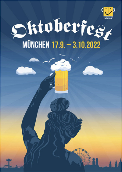 poster design Oktoberfest illustration