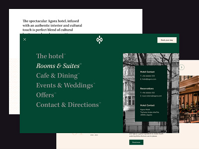 Layout & Typography exploration for a heritage hotel art direction design exploration figma heritage homepage hotel landing layout typography ui ux web