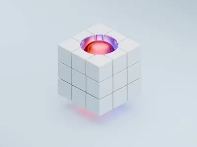 Strategy 3d animation blender blocks pill