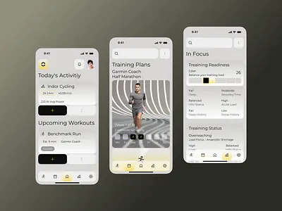 Activity tracking app / Mobile Design mobile app mobile design ui uiux design
