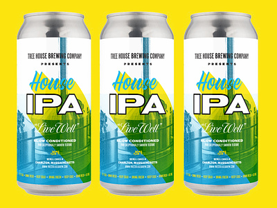 House IPA beer branding craf beer illustration packaging packaging design primary colors sans serif script tallboy typeface typography