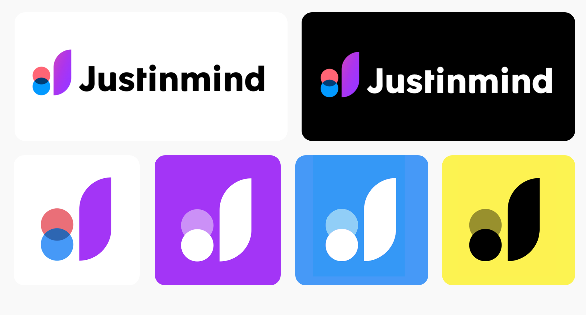 Justinmind Branding branding design graphic design justinmind minimalist