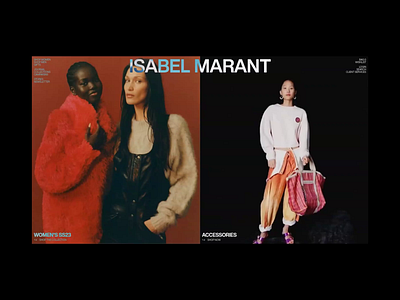 ISABEL MARANT—UX/UI Renewal Concept design ecommerce fashion typography ui ux web design