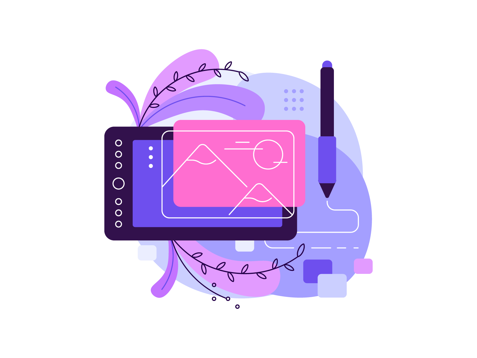 Illustration Passion Pt.01 : design flat flat art geometric geometry graphic design icon icon set illustration illustrator line art set