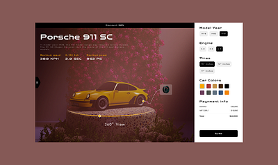 Porsche shop 3d 3d design 3ddesigner cars carshop carweb carwebsite design landing landingpage ui uidesigner uiux uiuxdesign uiuxdesigner ux web web3d website websitedesign