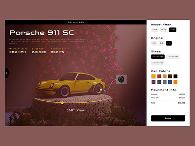 Porsche shop 3d 3d design 3ddesigner cars carshop carweb carwebsite design landing landingpage ui uidesigner uiux uiuxdesign uiuxdesigner ux web web3d website websitedesign
