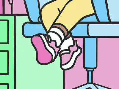 Switch 2d animation animation challenge color design frame by frame graphic design illustration illustrator motion graphics rive