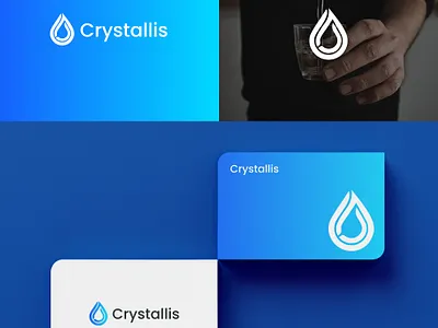 Crystallis logo design