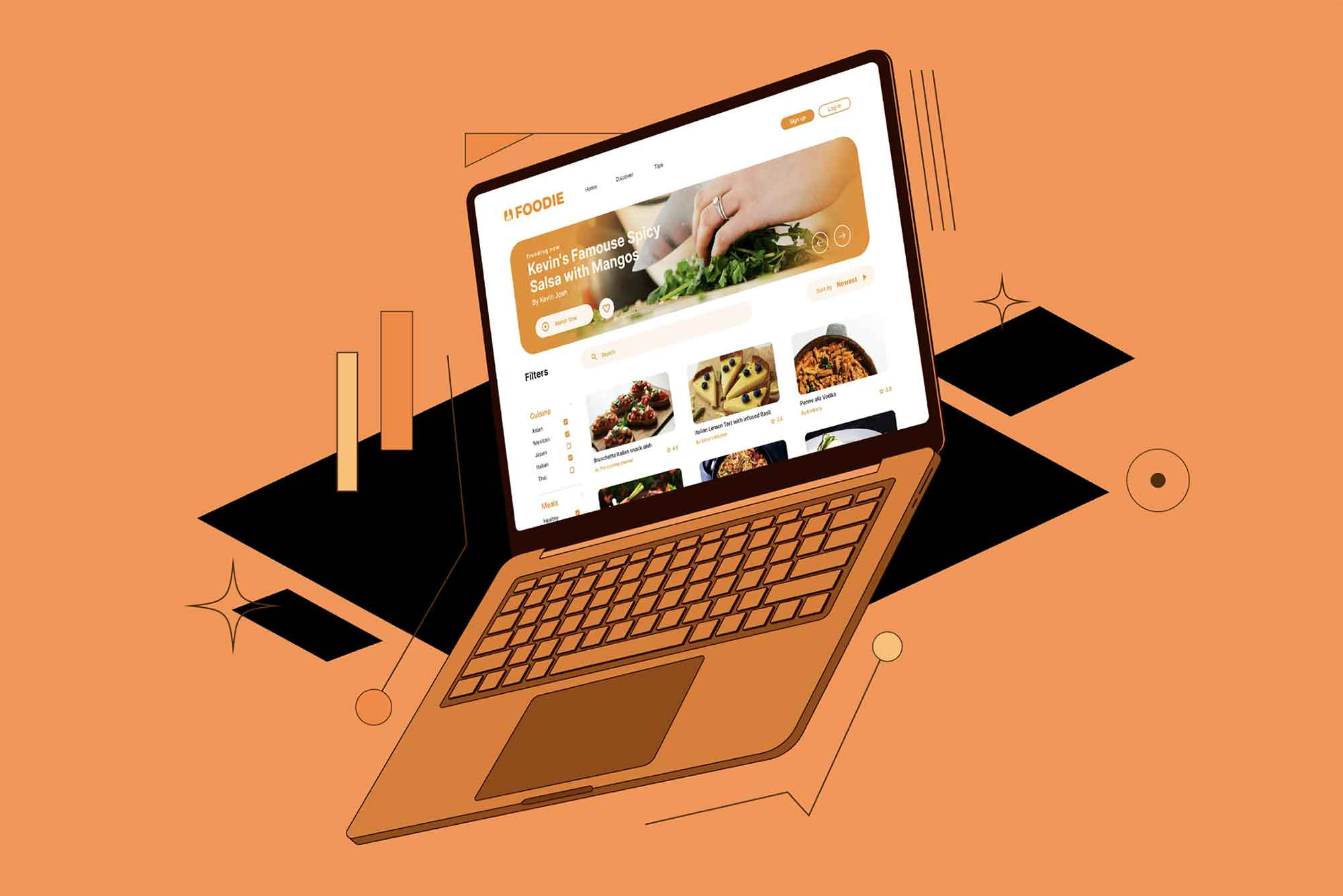 Example of Professional Web Design Services