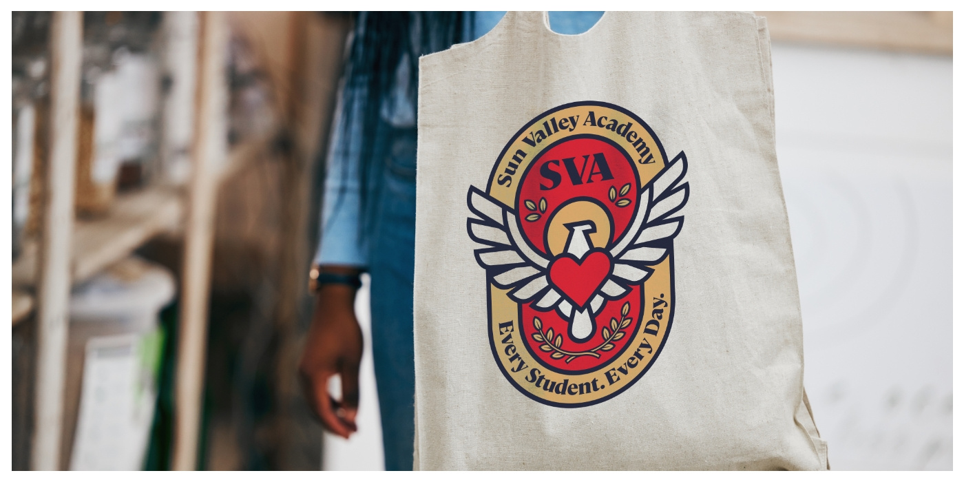 Sun Valley Academy Rebrand - Logo Design branding graphic design logo logo design typography visual identity