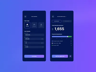 Mortgage Calculator dailyui figma fintech mortgagecalculator ui uidesign ux