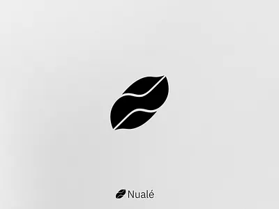 Organic Logo Design for Nualé branding clean design graphic design leaf logo logo design minimal natural organic visual identity wellness brand