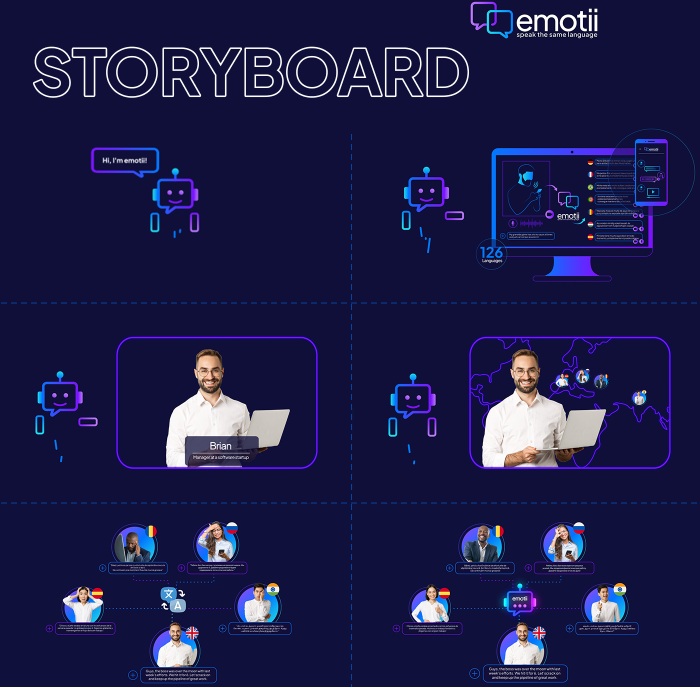 emotii App Explainer video 2d after effects animated illustration animation branding character corporate style design explainer video illustration mobile app motion design motion graphics vector website