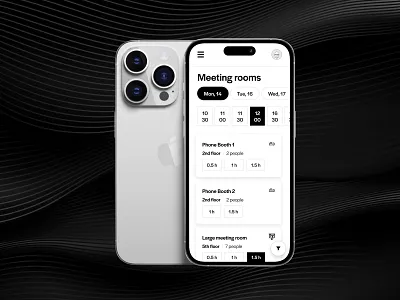 Scheduled meeting rooms feature for WorkSpaces calendar design studio digital design meeting room product design schedule ui ui design web design