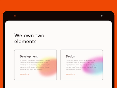 Kody / Services page branding colors design figma kody ui webdesign