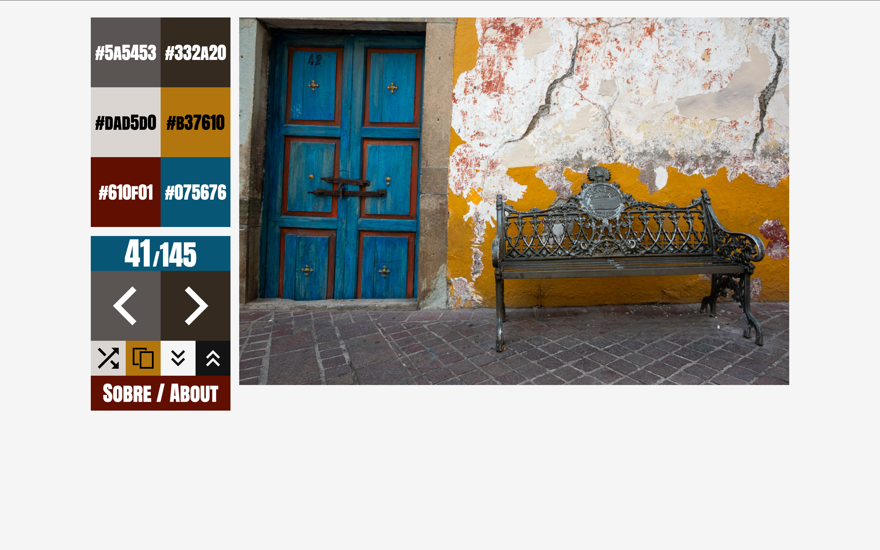 Seis Colores / Six Colors architecture branding color colorful colors travel ui