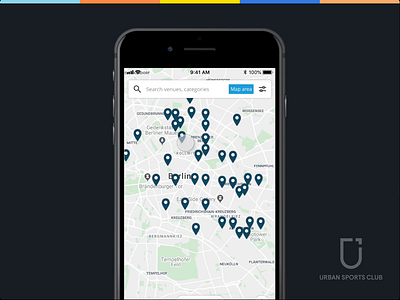 Multi-level search interaction app design location search map search multi level search search on map search this area two level ui ux