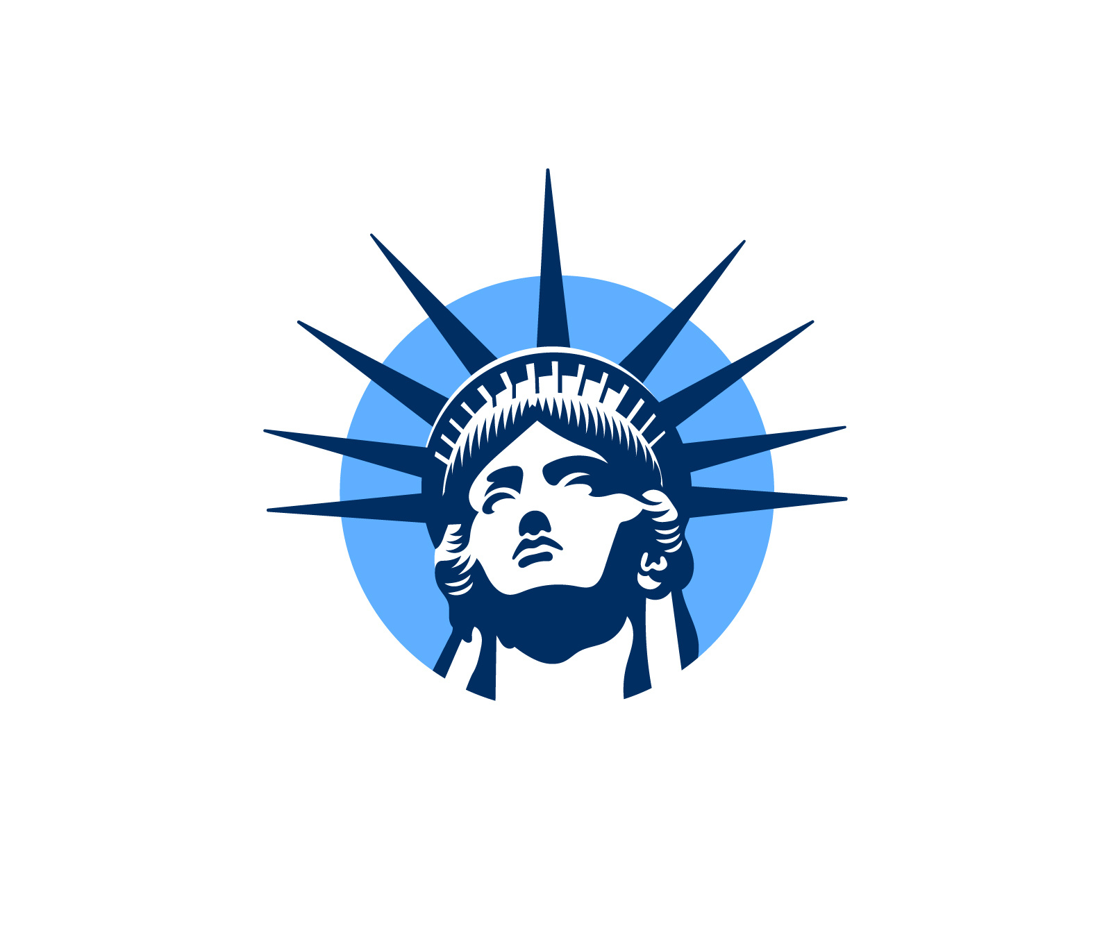 Liberty Statue branding design graphic design icon illustration logo vector