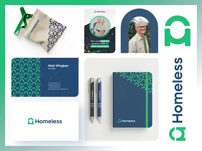 Homeless: branding, logo design, visual identity 3d animation brand identity brand sign branding business care carehome clean community design graphic design home homeless icon identity illustration logo ui