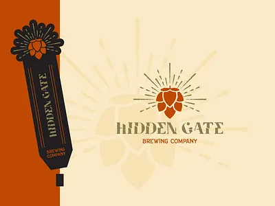 Hidden Gate Brewing Company austin austin texas beer brewery greensboro nc logo texas
