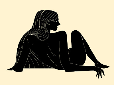 Waiting* abstract body body illustration composition design diva figure figure illustration girl girl body girl illustration goddess illustration laconic lines minimal poster woman woman body woman illustration