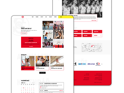 Page for sport club design desktop graphic design homepage landing page ui ux