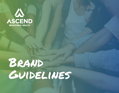 Behavioral Health Brand Guidelines branding design graphic design