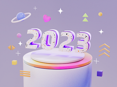 2023 Rendering style try 2023 3d 3d art blender blender3d graphic design illustration material