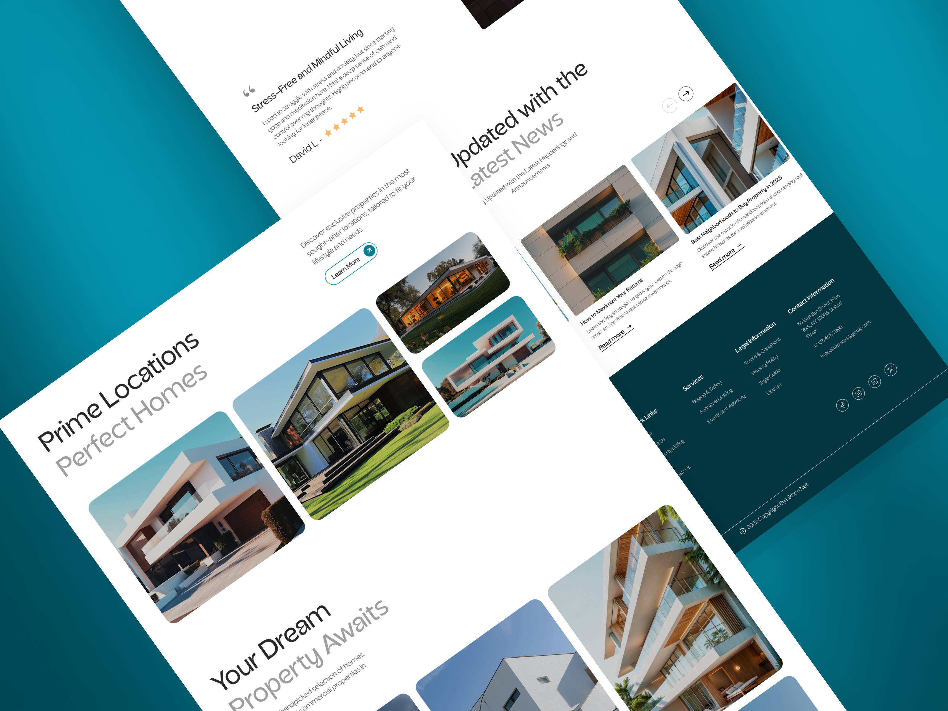 Example of Website Design & UI/UX