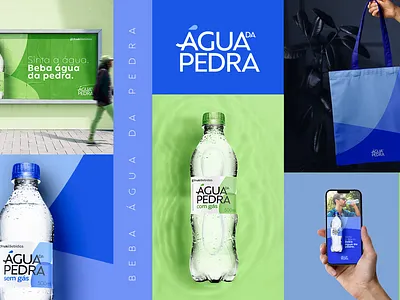 Água da Pedra - Redesign branding graphic design logo pack package water