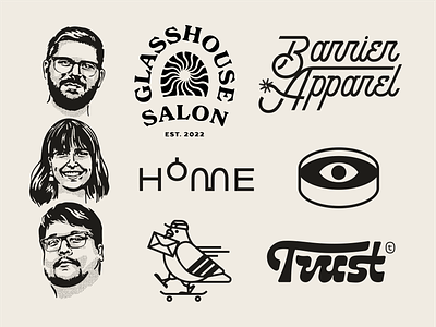 2022 Recap 2022 best of branding brands fort worth graphic design groovy icon illustration logo logotype mark portrait recap trust type typography western