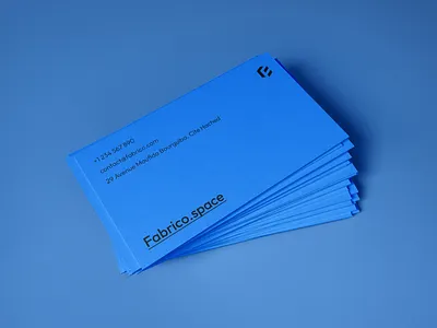 Fabrico mockups 3d printing branding graphic design logo mockups