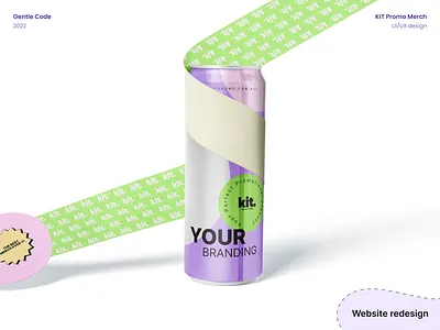 KIT Promo Merch 2023 after effects animation branding e commerce figma graphic design illustration landing merch mockup motion graphics product redesign shop ui ui kit uiux ux website