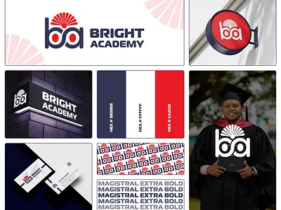 BRIGHT ACADEMY Logo and Branding design academiclogo brandidentity branding brandingdesign brandinglogo brandstyleguide corporateidentity design educationallogo graphic design logo logodesign minimalistlogo modernlogo
