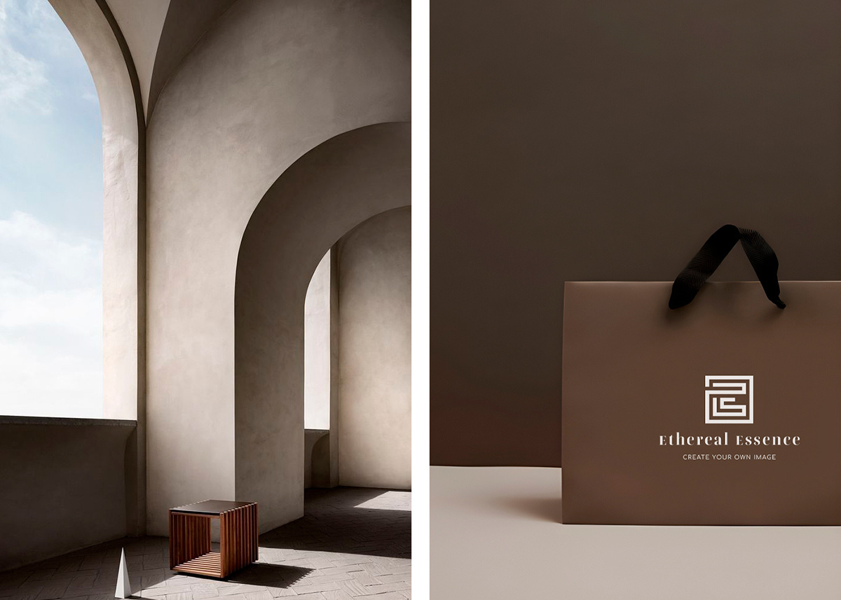 Example of Ethereal Essence Perfume Branding Logo