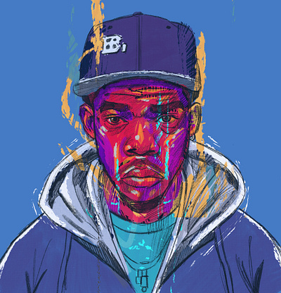 Rooted ai portrait illustrator animated animated portrait animation character design illustration illustrator metaverse motion graphics music people portrait portrait illustration procreate rapper