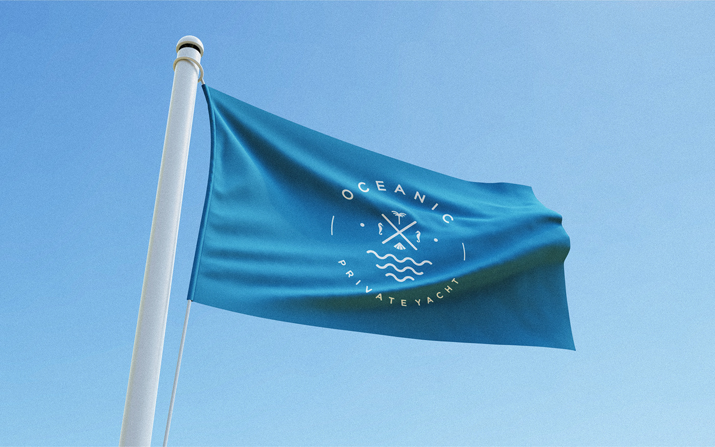 Example of Oceanic Private Yacht Logo Branding