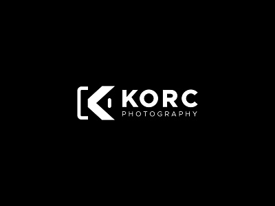 KORC Photography logo - Abstracted KC 2.0 Concept angle black c camera chevron clean eye eye ball iris k lens logo mark modern photo photography simple sophisticated strong white