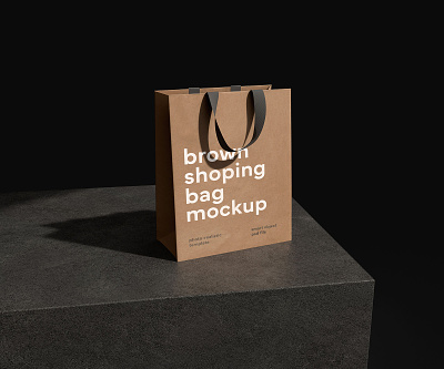 Shopping Bag Mockup bag design template