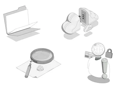 UI Graphic | Empty States Illustration empty graphic design illustration no data no internet ui graphic