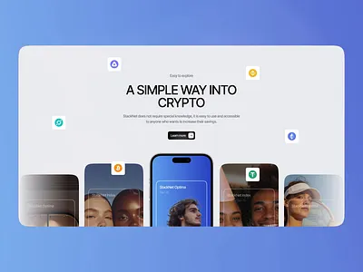 StackNet - Crypto Landing Page blockchain crypto crypto platform crypto swap design cryptocurrency cryptocurrency design website cryptocurrency landing page defi defi landing defi website design ico landing page saas startup token trading trading platform ui ux web3 design website