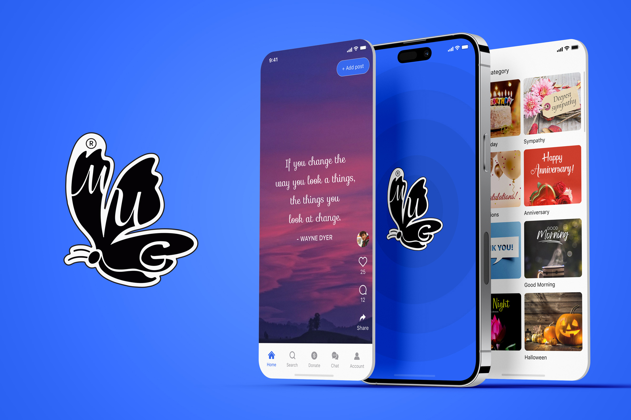 Miss U Gram App | Quotes & Status Sharing app design mobile app mobile app development ui ux