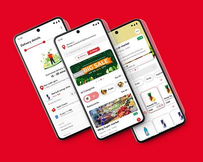 A ecommerce mobile application animation branding design ecommerce food application foodapp graphic design mobile ui mobileapp motion graphics ui ui design