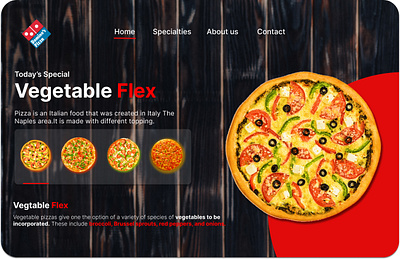 Landing Page For Dominos 3d animation branding dominos pizza graphic design landingapage motion graphics pizza landing page ui ui ux website landing page websitedesign