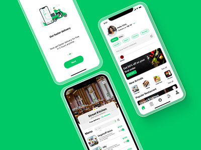 A smart Food Delivery app 3d animation branding foodapp graphic design logo minimalist design mobile design mobileui motion graphics ui ui design mobile ui ux