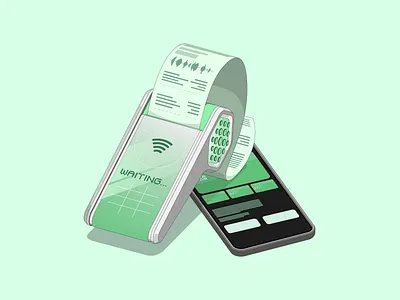 Waiting for Payment verification Illustration