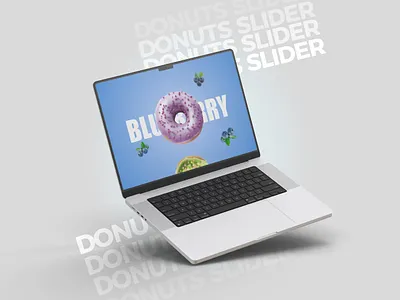 Donuts Slider 🍩 animation figma figma animation figma prototype graphic design sliders ui uiux
