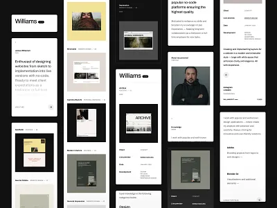 Personal Portfolio - Template #04 blog cms concept design designer free landing page minimalist modern portfolio template ui ux web web design webdesign website